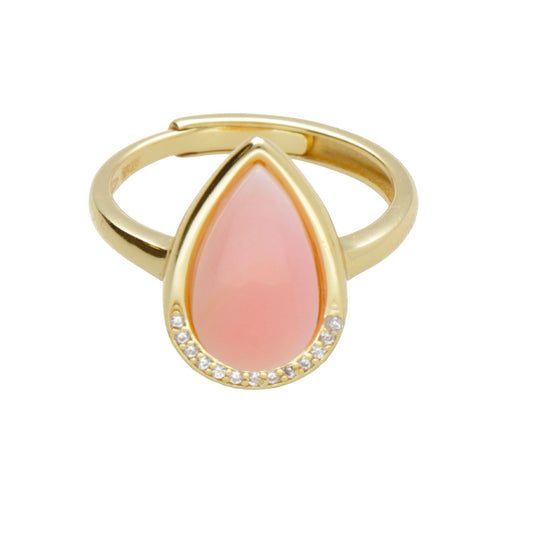 Anello con goccia